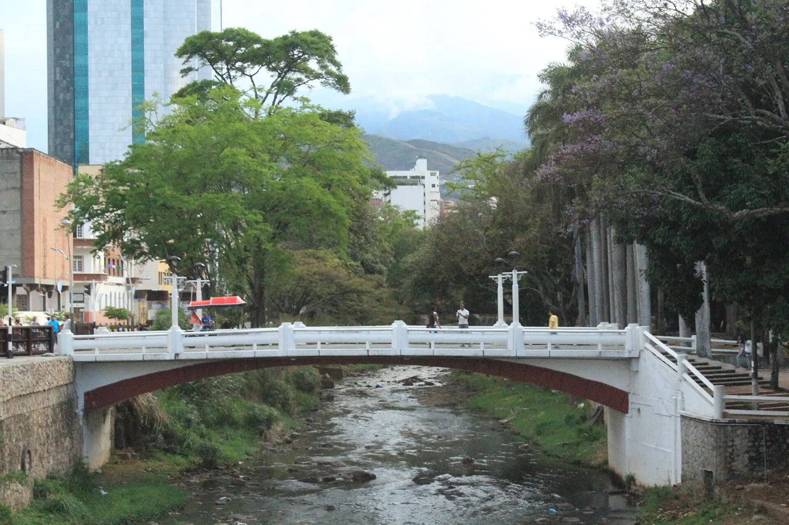 Puente Ortiz sobre el río Cali, en el recorrido del bulevar